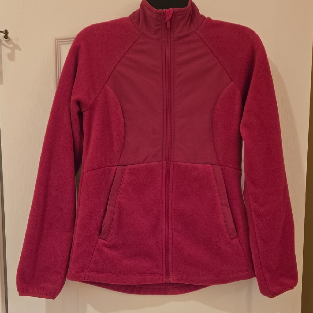 Women's Fuchsia Plush Fleece Jacket
